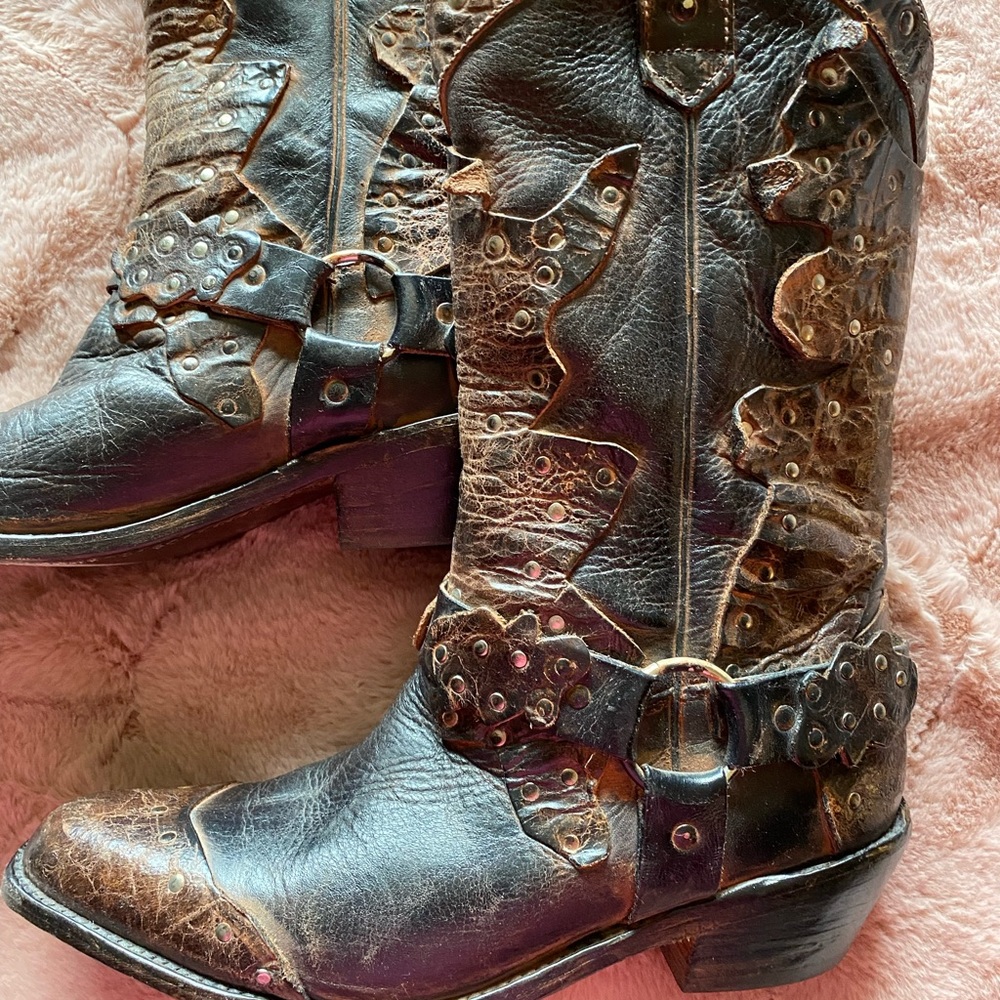 Bed Stu Cobbler leather cowboy boots.  Never worn